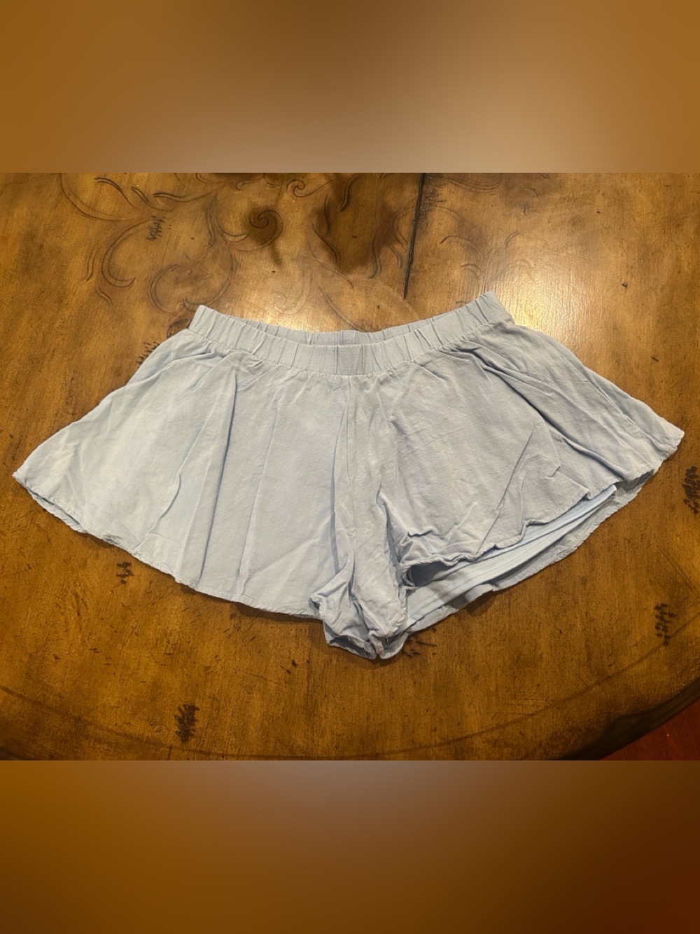 Altar'd State Light Blue Flow Shorts